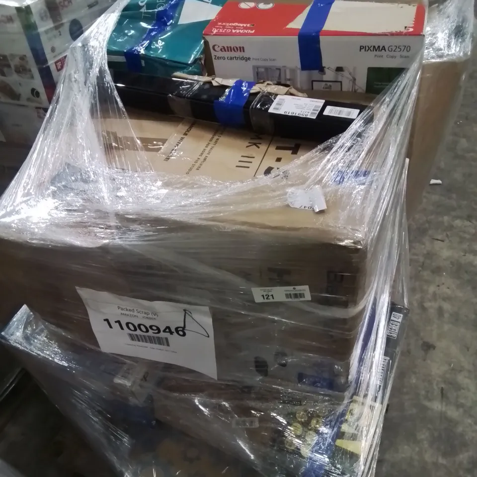 PALLET CONTAINING APPROXIMATELY 20  RAW ELECTRICAL ITEMS TO INCLUDE: