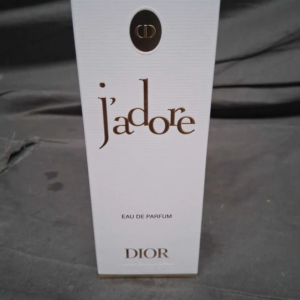 BOXED AND SEALED J'ADORE DIOR EAU DE PARFUM 50ML