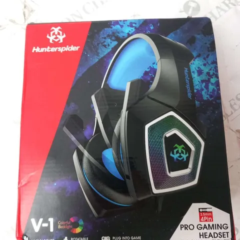 BOXED HUNTERSPIDER V-1 PRO GAMING HEADSET