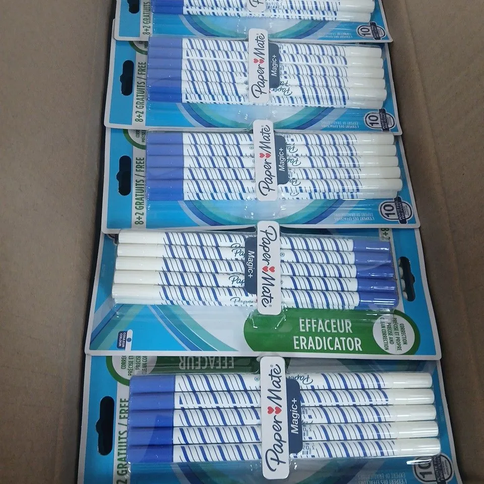 PAPER MATE MAGIC+ BALLPOINT PENS - APPROX 20 PACKS