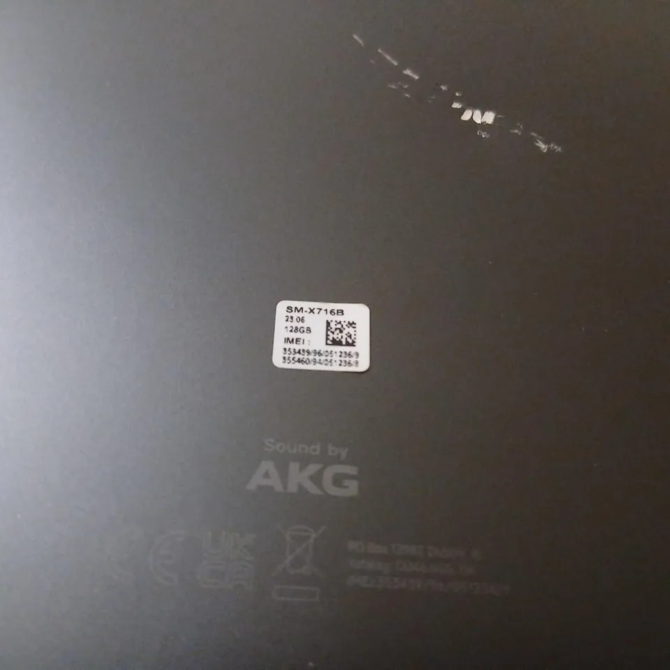 SAMSUNG GALAXY TAB S9 - – BLACK, 128GB, SOUND BY AKG (MODEL SM-X716B) 