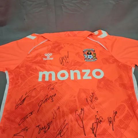 COVENTRY CITY FC 25/26 AWAY FOOTBALL SHIRT – SIGNED 