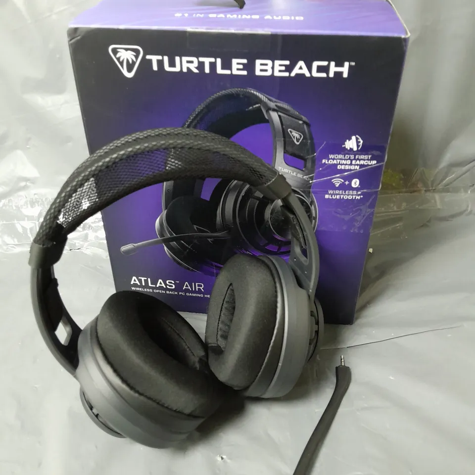 BOXED TURTLE BEACH ATLAS AIR WIRELESS OPEN BACK PC GAMING HEADSET RRP £159.99