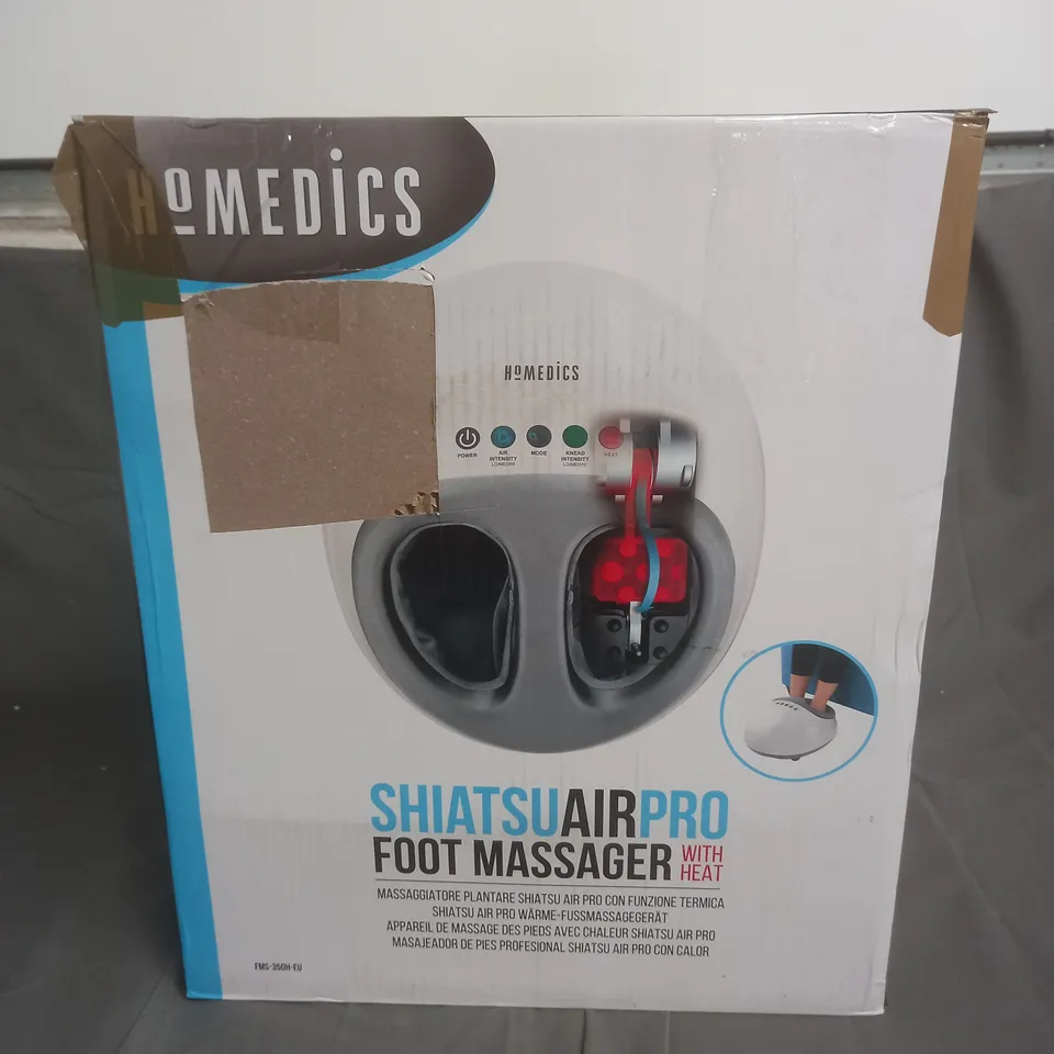 BOXED HOMEDICS SHIATSU AIR PRO FOOT MASSAGER FMS-350H-EU