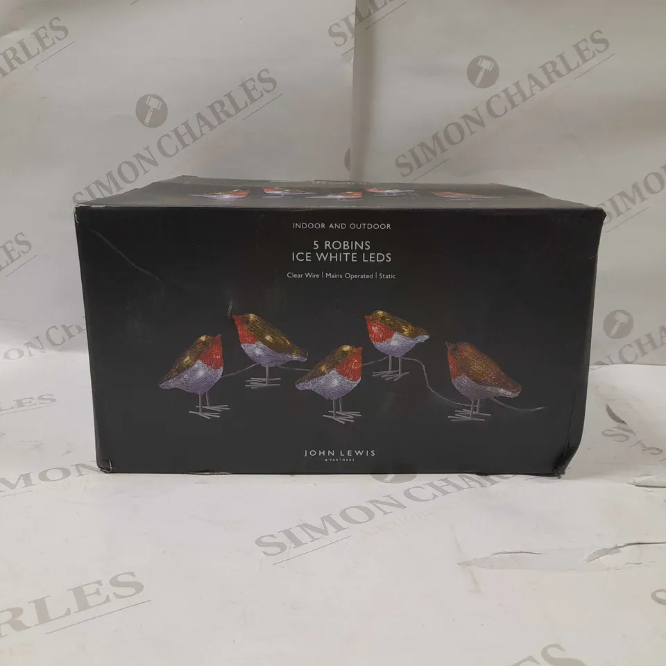 5 LED ROBINS ICE WHITE