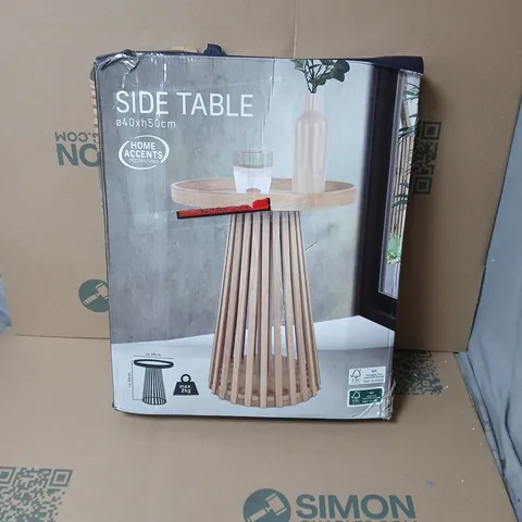 HOME ACCENTS DECORATIONS SIDE TABLE – Ø40 X H50 CM