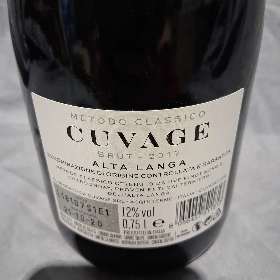 CUVAGE ALTA LANGA BRUT 2017 SPARKLING WINE 0.75L