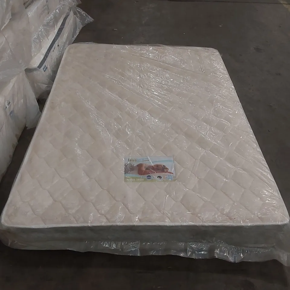 QUALITY BAGGED NICHELI ORTHO 1000 4'6 DOUBLE MATTRESS 