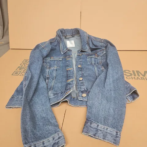 PRIMARK DENIM JACKET – WOMEN'S CROPPED FIT, UK 12 (EU 40)