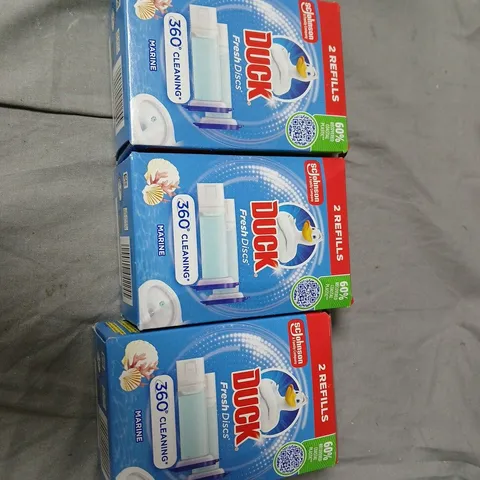 DUCK FRESH DISCS TOILET CLEANING REFILLS – 3 BOXES 