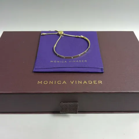 MONICA VINADER FIJI GEM DIAMOND CHAIN BRACELET