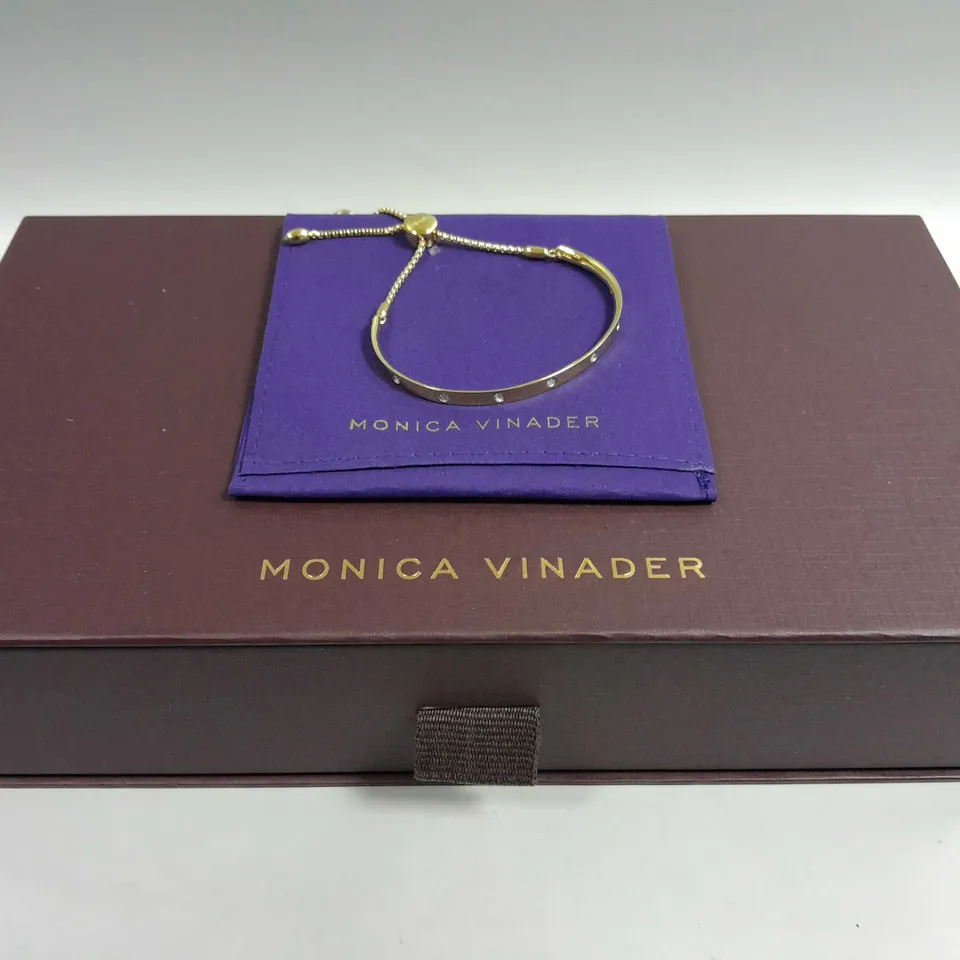 MONICA VINADER FIJI GEM DIAMOND CHAIN BRACELET