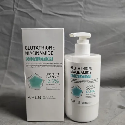 GLUTATHIONE NIACINAMIDE BODY LOTION 12.5% – 300 ML (APLB)