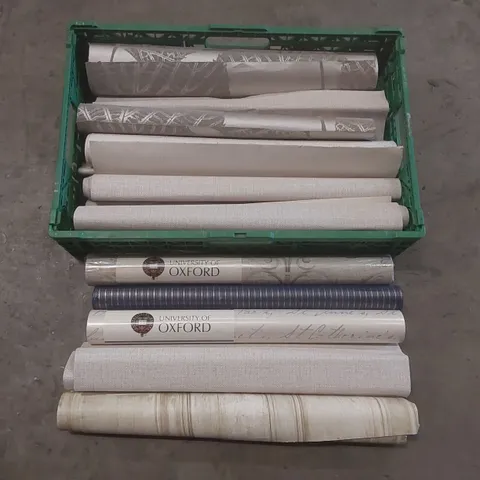 LOT CONTAINING APPROXIMATELY 15x ASSORTED WALLPAPER ROLLS