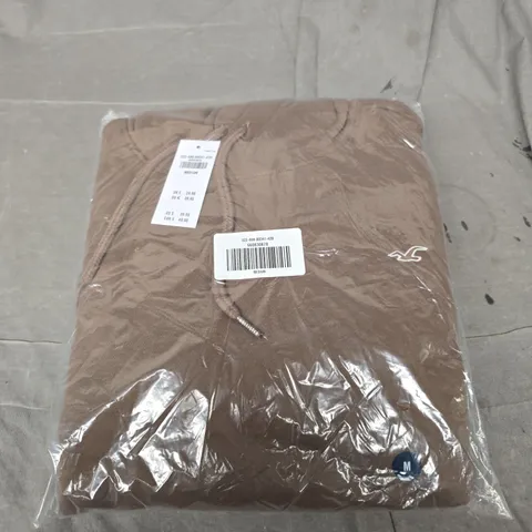 BAGGED HOLLISTER LOGO HOODIE - SIZE M