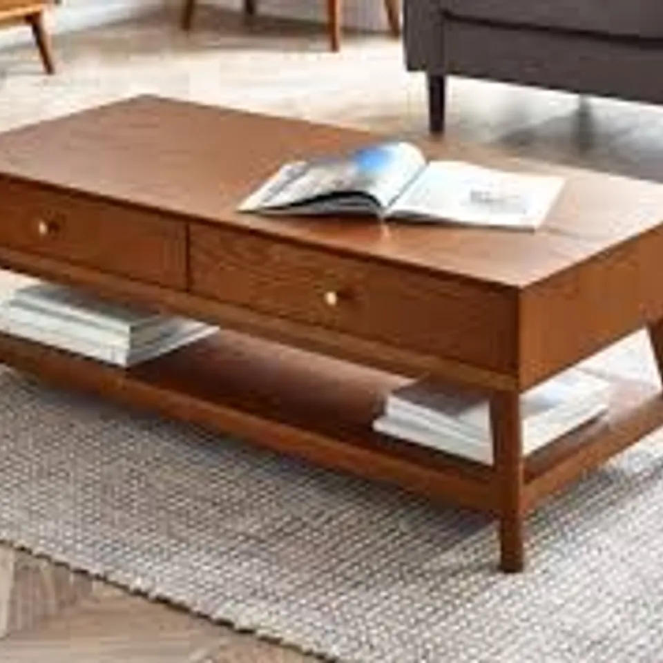 BOXED 4 DRAWER COFFEE TABLE (1 BOX)