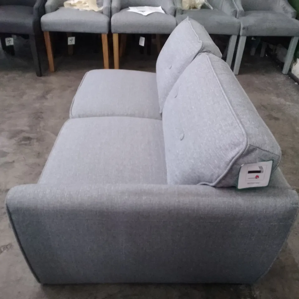 QUALITY DESIGNER LHF LOW SOFA SECTION - GREY FABRIC