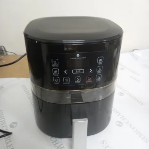 BOXED COOK'S ESSENTIALS 4L AIR FRYER - BLACK
