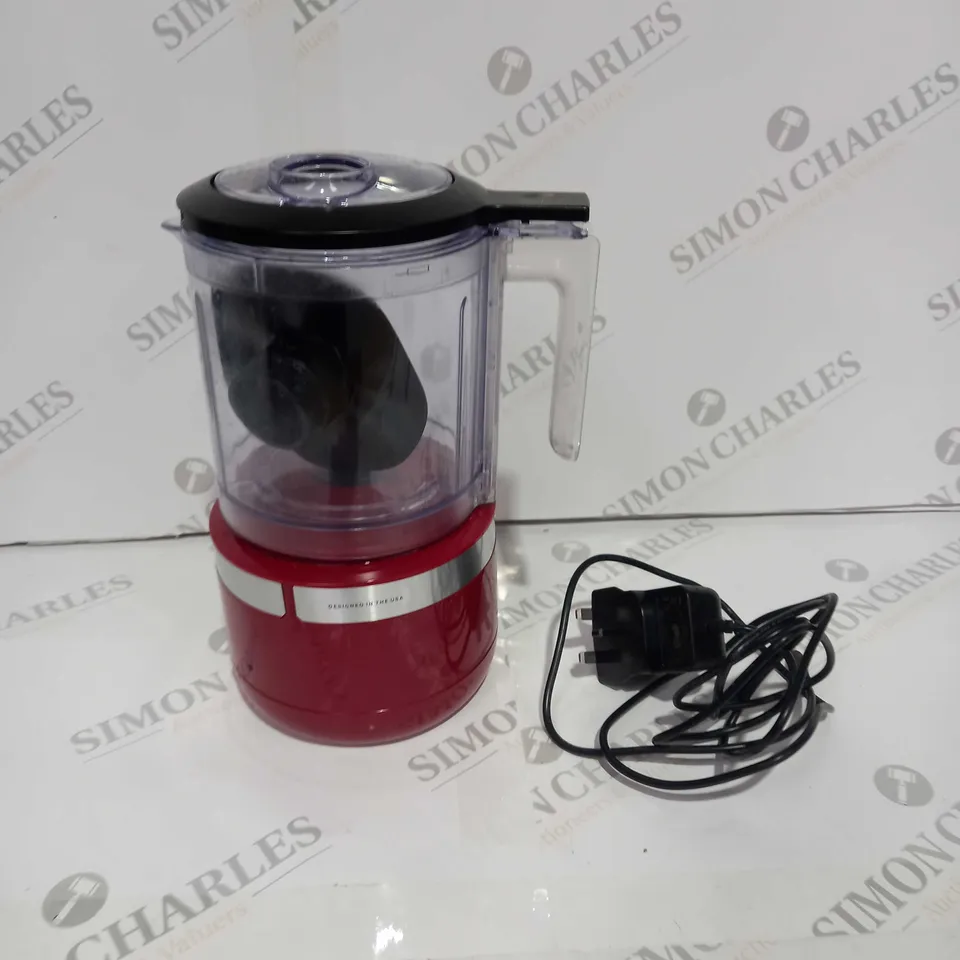 BOXED KITCHEN AID CORDLESS FOOD PROCESSOR/CHOPPER 
