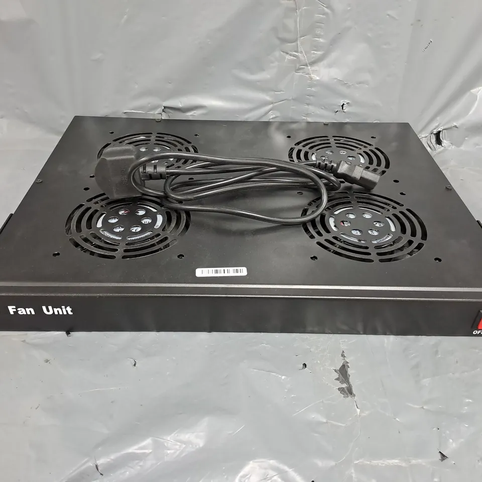 1U FAN UNIT IN BLACK