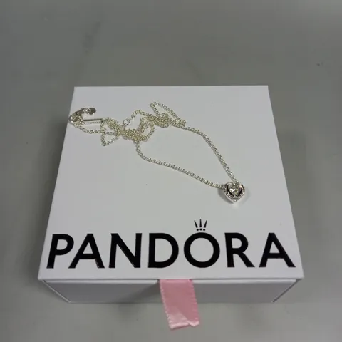 PANDORA ELEVATED HEART NECKLACE