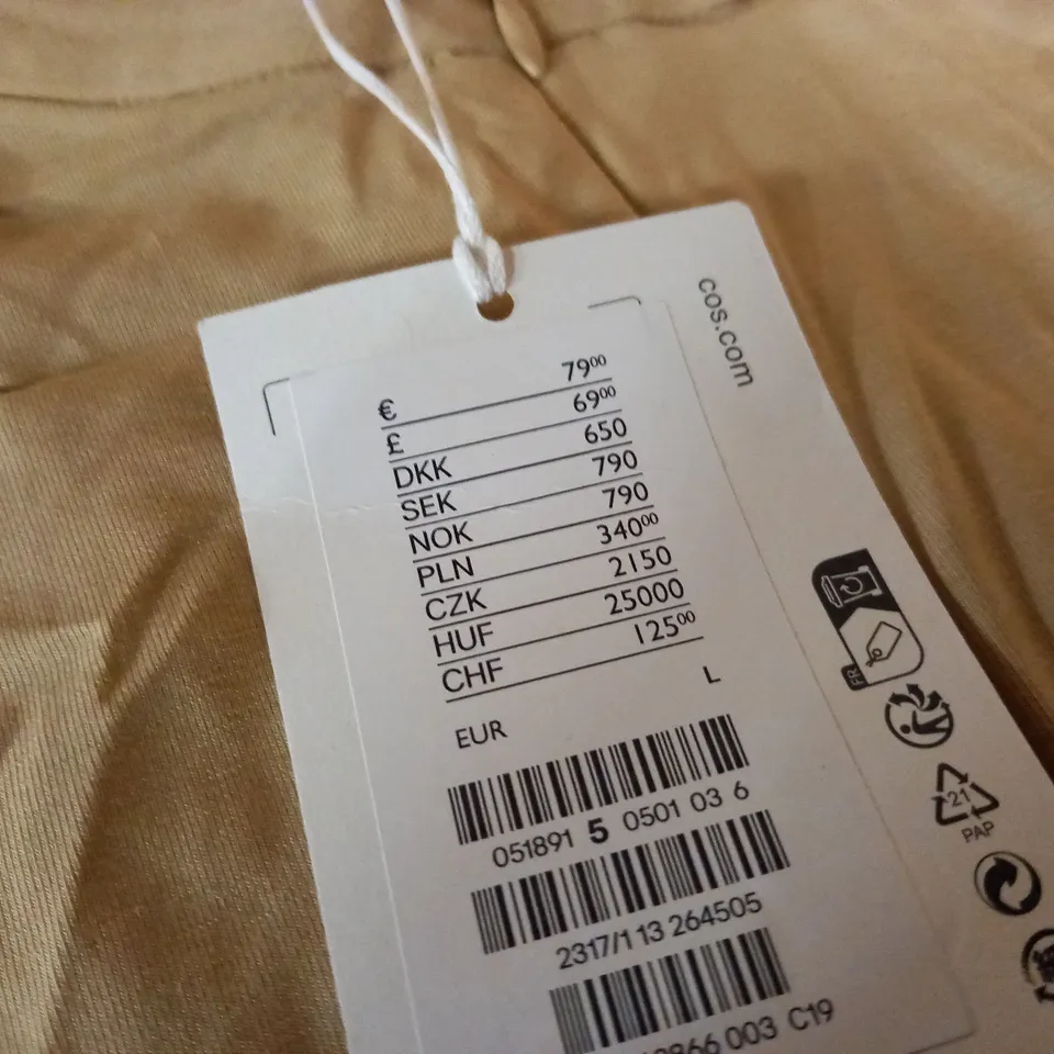 COS BEIGE DRESS - EUR L