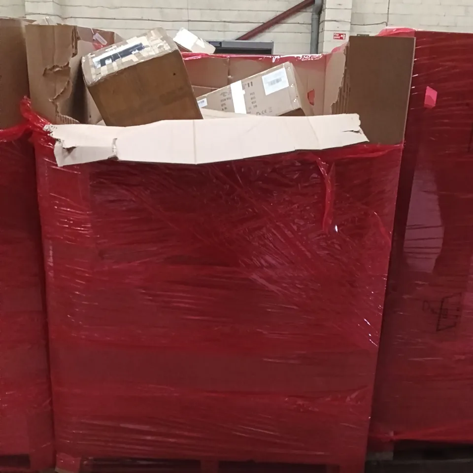 PALLET OF ASSORTED ITEMS INCLUDING - ESPRESSO MACHINE, WIND DEFLECTORS, RUG 