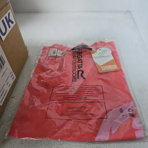 BOX OF APPROXIMATELY 20 BRAND NEW REGATTA FLAURELLE T SHIRT - PEACH - SIZE 10