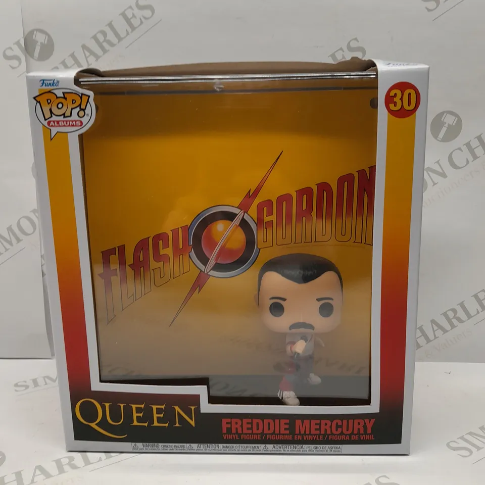 BRAND NEW BOXED POP! ALBUMS 30 QUEEN FREDDIE MERCURY VINYL FIGURE