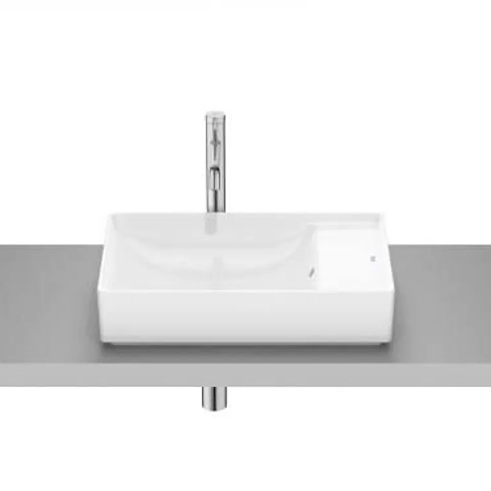BRAND NEW BOXED ROCA ONA 55X34.5CM COUNTERTOP BASIN - WHITE