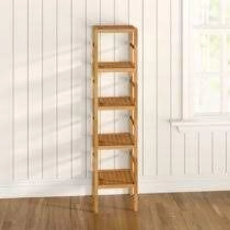 BOXED ARNIAS 35.5 X 150CM WOODEN FREESTANDING SHELVING 