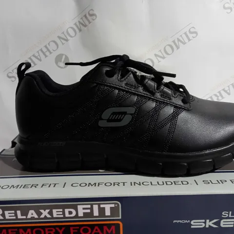 SKECHERS WORK SLIP RESISTANT BLACK SIZE 6