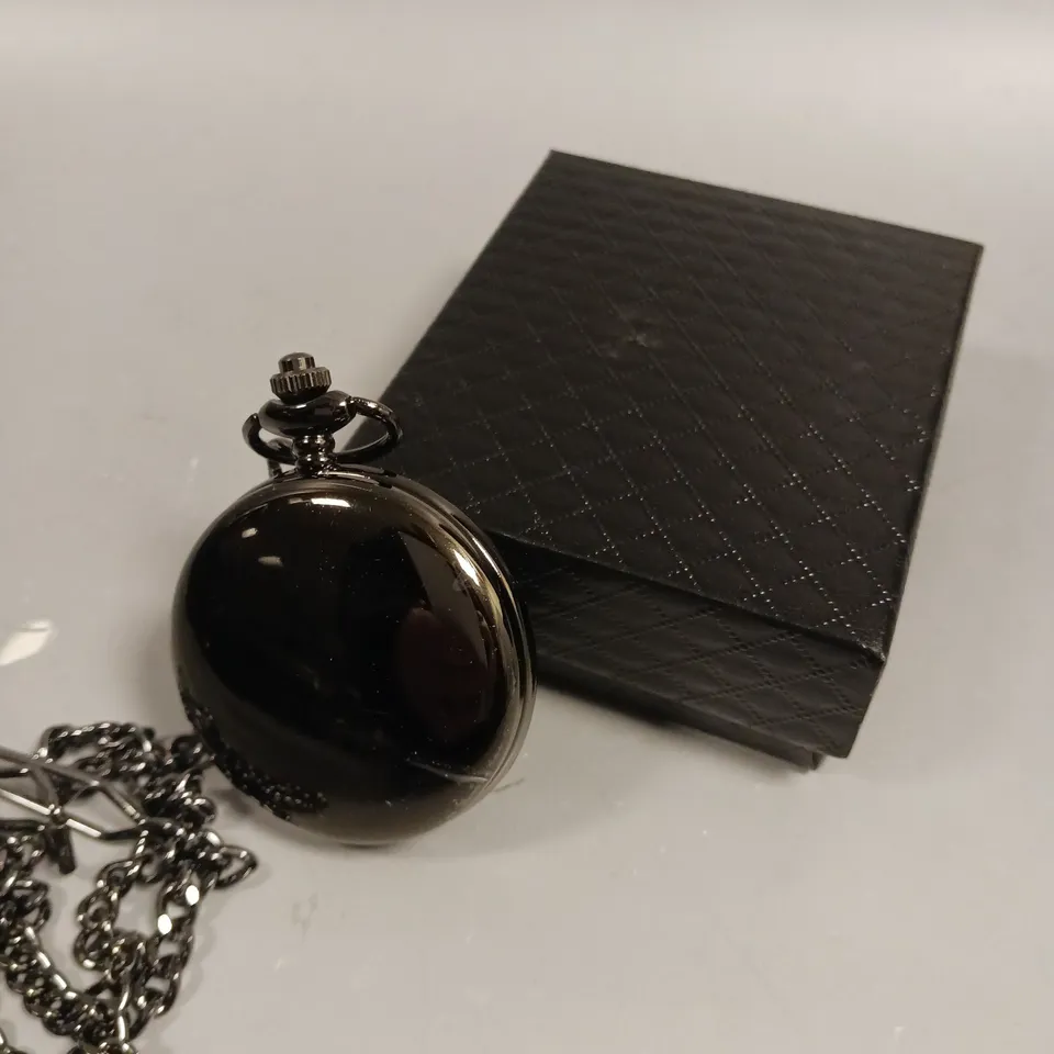 MENS EDISON POCKET WATCH WITH CHAIN