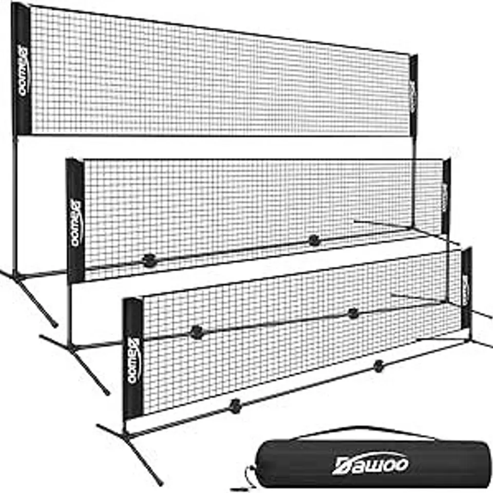 BOXED DAWOO PORTABLE TENNIS NET SET - 5m