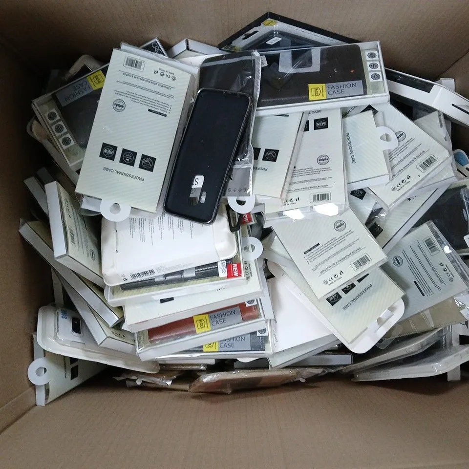 APPROXIMATELY 70 ASSORTED PHONE CASES IN VARIOUS MODELS AND STYLES