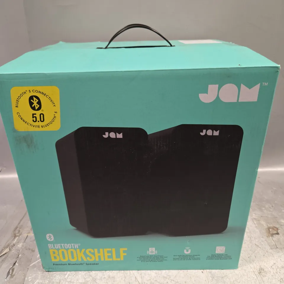 BOXED JAM BOOKSHELF BLUETOOTH SPEAKER SET 