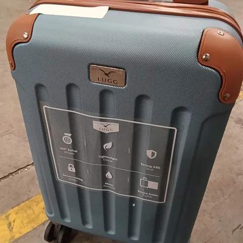 UNBOXED KEPLIN LUGG SMALL SIZE TRAVEL SUITCASE WITH WHEELS AND BLUE COLOUR 