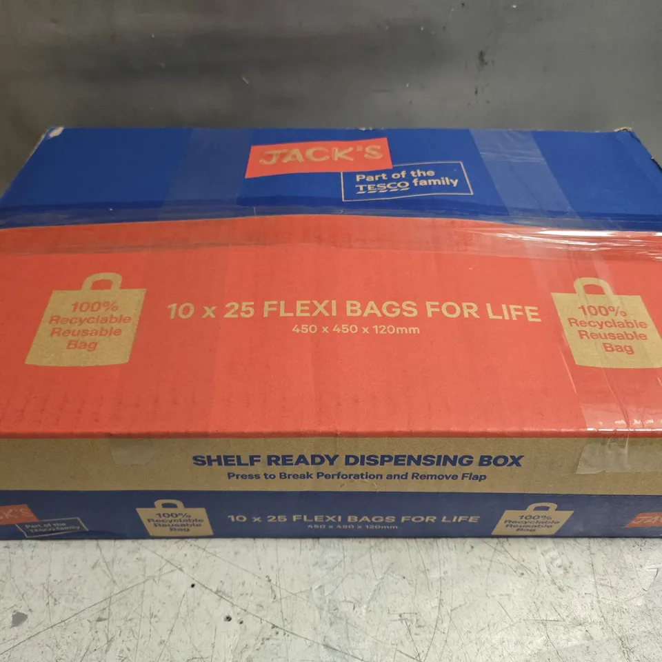 BOXED JACK'S FLEXI BAGS FOR LIFE MULTIPACK - 10 X 25 BAGS 