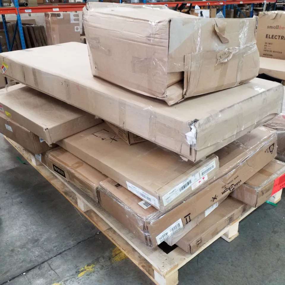 PALLET OF ASSORTED FLATPACK FURNITURE PARTS 