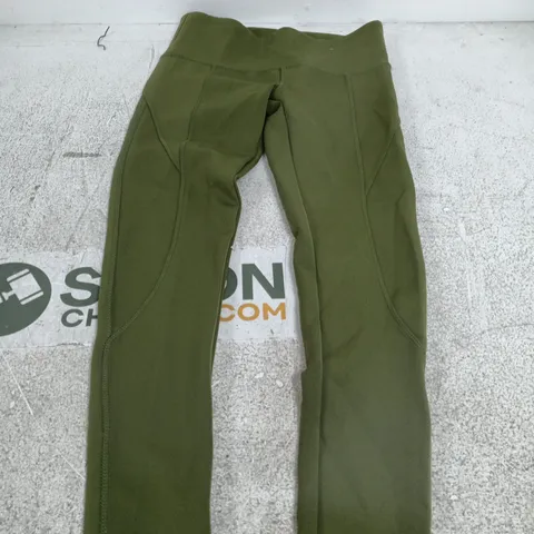 WORKOUT WOMEN'S OLIVE GREEN TROUSERS β UK 8