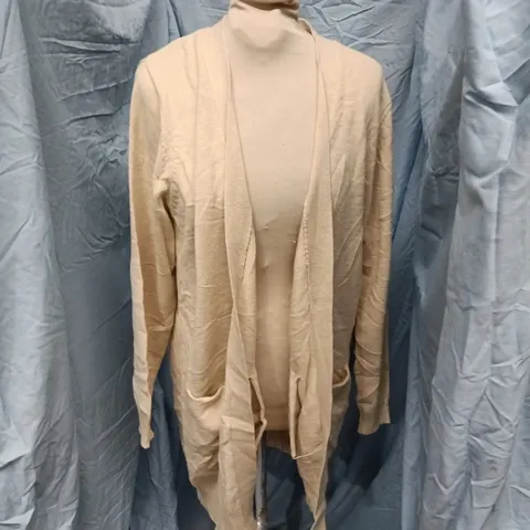 AADA STUDIOS LEA LONG CARDIGAN IN MOONBEAM MEL - XL