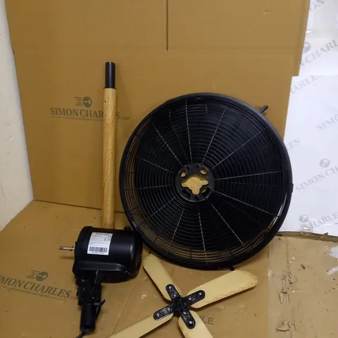 RUSSELL HOBBS SCANDI BLACK PEDESTAL FAN