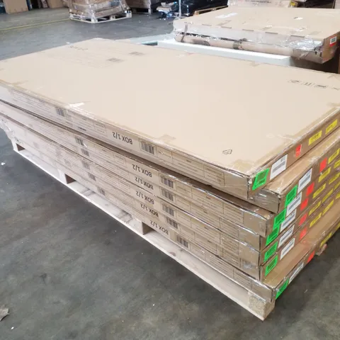 PALLET CONTAINING 7 MARTINUS BLACK/GREY TABLE TOPS