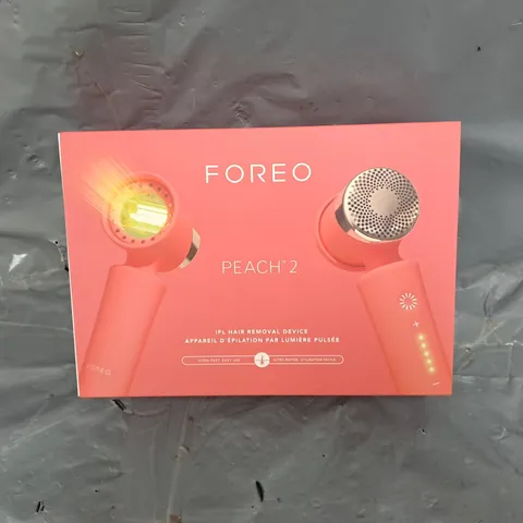 BOXED FOREO PEACH 2 HAIR REMOVAL KIT