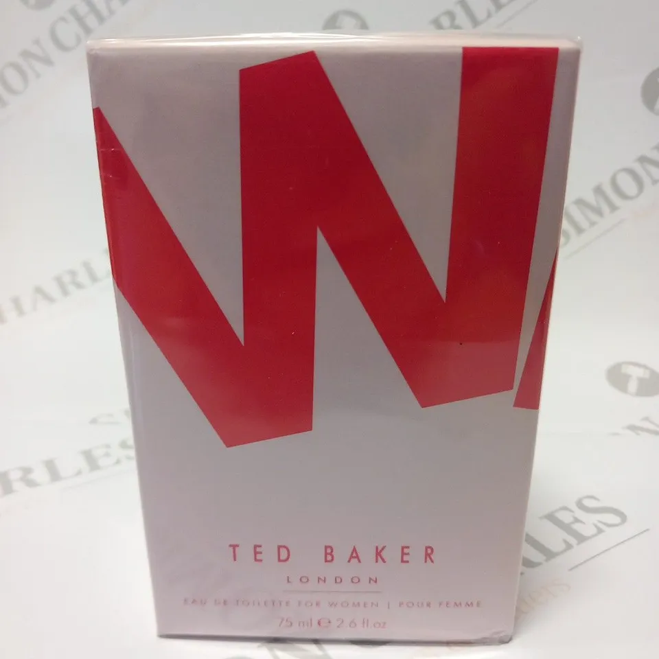 BOXED AND SEALED TED BAKER LONDON EAU DE TOILETTE FOR WOMEN 75ML
