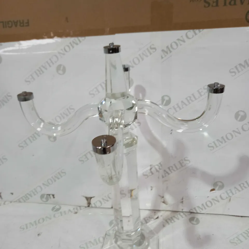 JM BY JULIEN MACDONALD CRYSTAL CANDELABRA - COLLECTION ONLY