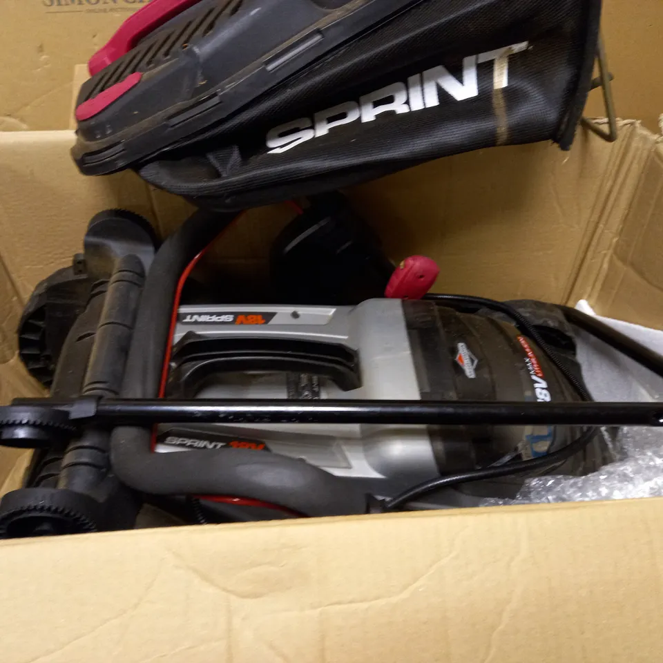 SPRINT 2691749 18V LITHIUM-ION 37CM CORDLESS LAWN MOWER