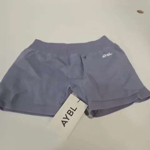 AYBL ENHANCE SEAMLESS SHORTS - SLATE BLUE - UK M 