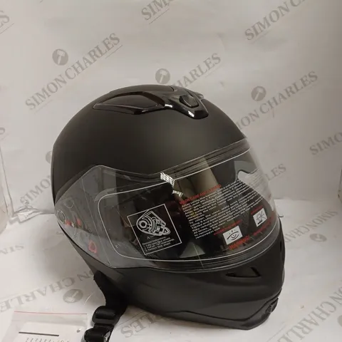 GSB MATTE BLACK FRONT ADJUSTABLE HELMET - M
