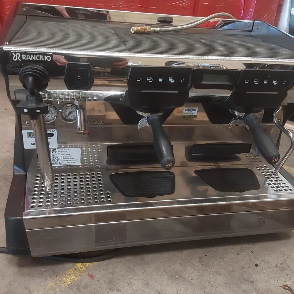 RANCILIO CLASSE 7 2 GROUP COMMERCIAL COFFEE MACHINE WITH ISTEAM